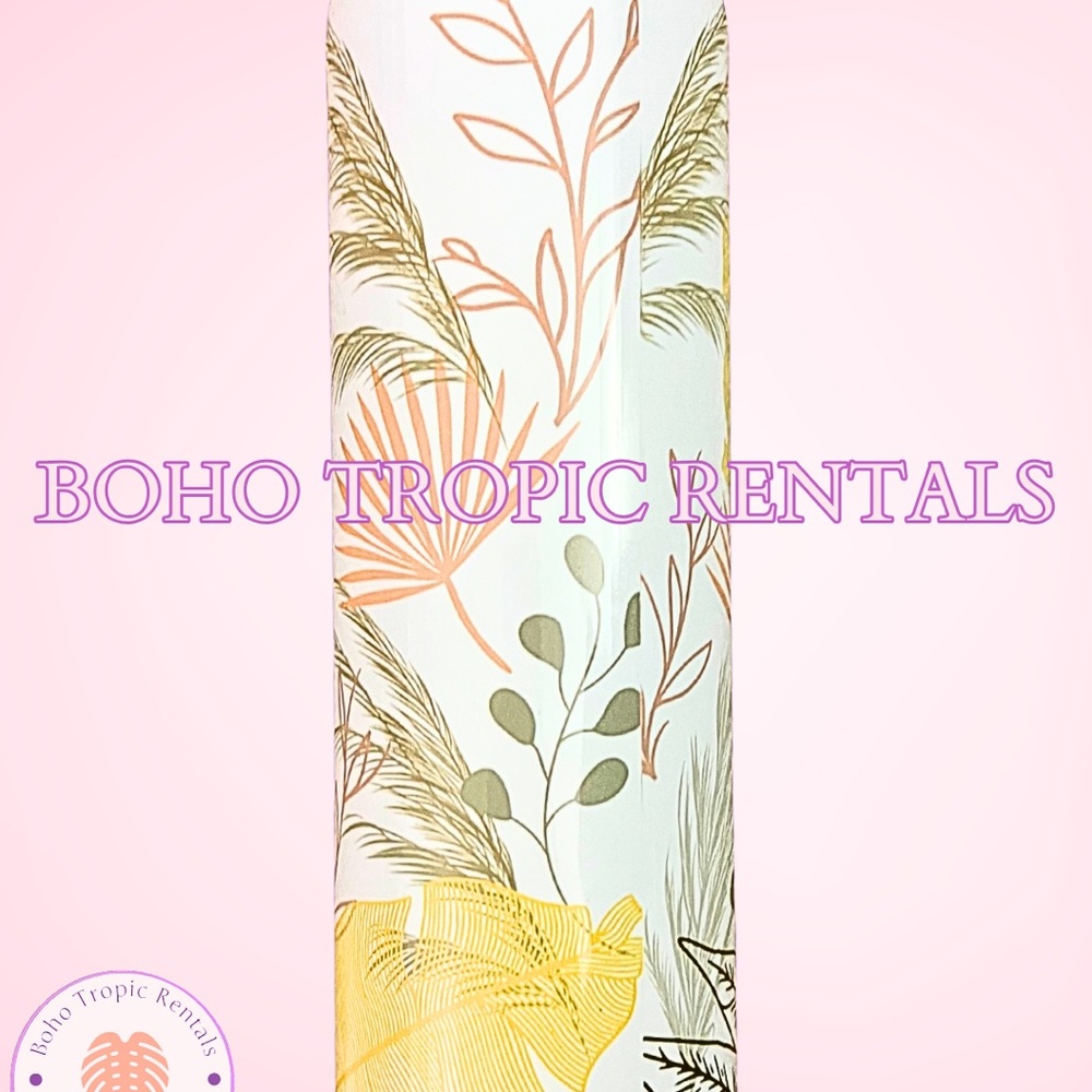 Personalized 20 oz Boho Metal Tumbler